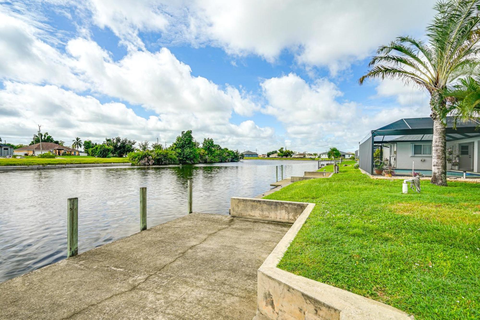 Waterfront Cape Coral Home With Lanai And Private Pool Matlacha Exterior photo