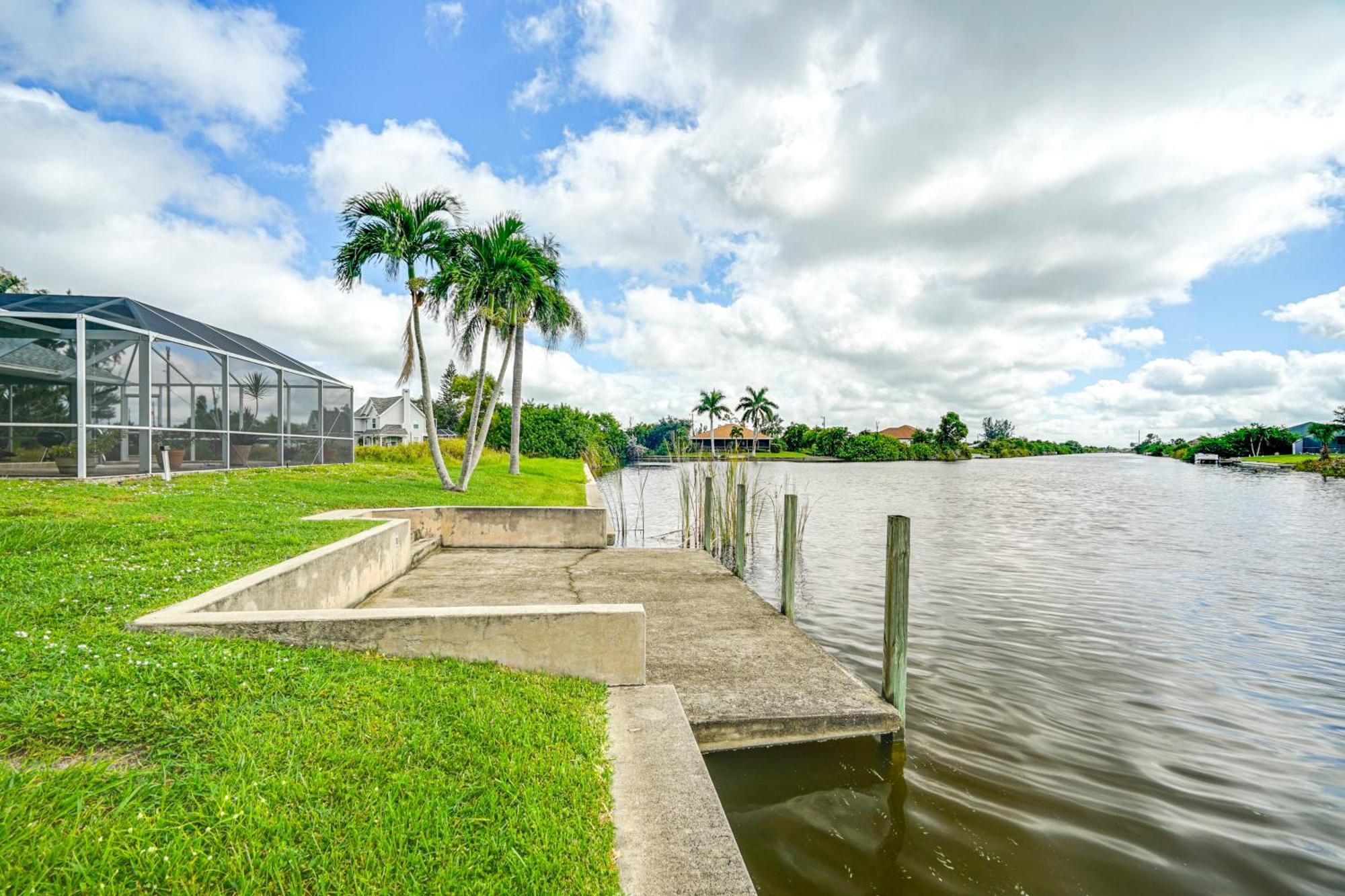 Waterfront Cape Coral Home With Lanai And Private Pool Matlacha Exterior photo